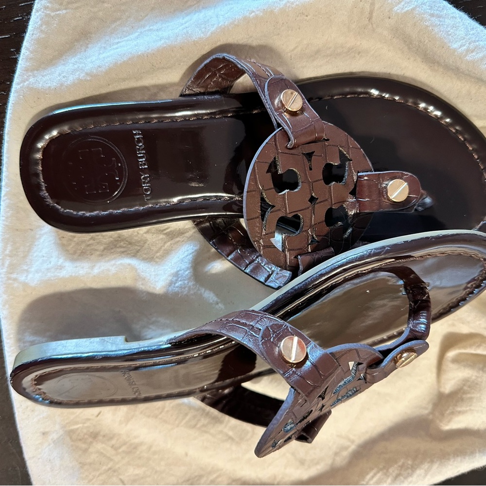 Coffee Color Sandals Barely Used Size 6